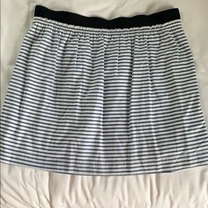 Cotton striped skirt